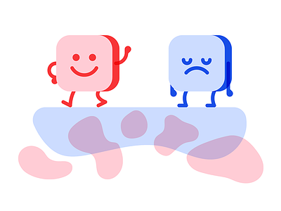 So Long, Haters blob color emoji tile