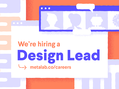 Design Lead Role career construction paper designer grit hiring job lead metalab remote role texture