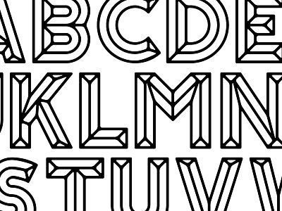 Alphabevel alphabet bevel type