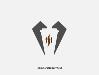 HORNS+Paper coffe cup