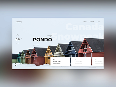 Practice #2 - Pondo Lodge art branding design minimal type typography ui ux web website