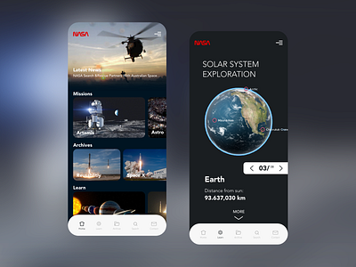 Practice #3 - NASA Mobile App Redesign