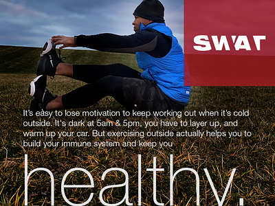 SWAT FIT - THE GYM IS OUTSIDE IG ADS branding