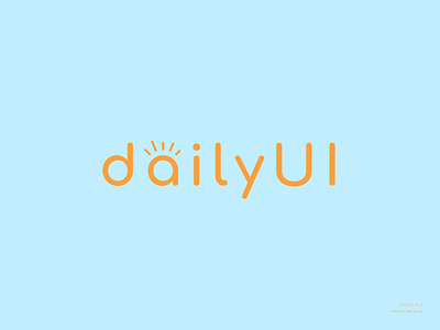 Daily UI #52: Daily UI Logo blue clean ui daily ui day 52 dailyui dailyuichallenge illustration logo logo design minimalist logo minimalistic simple logo sun sunrays typography uiux uiuxdesign usable uxui uxuidesign yellow