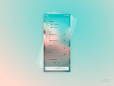 Daily UI #68: Flight Search