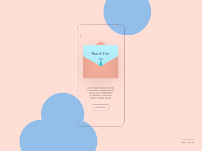 Daily UI #77: Thank You