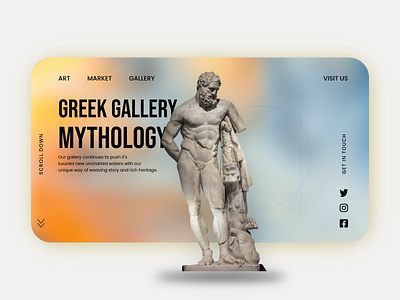 ART GALLERY LANDING PAGE