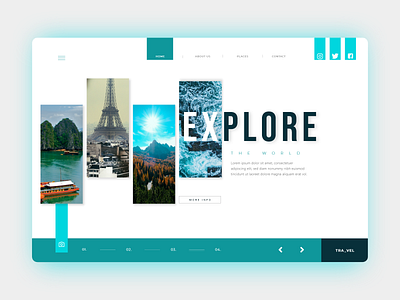 TRAVEL WEB LANDING PAGE