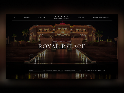 LUXURY- RESORT LANDING PAGE DESIGN