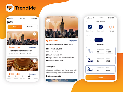 TrendMe - Marketplace for Influencers
