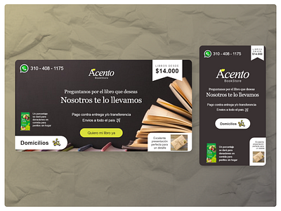 Acento branding design logo mobile ui ux web