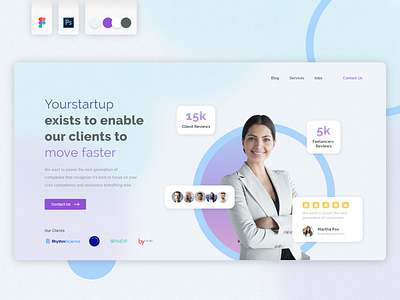 Personal brand landing page branding design typography ui ux web