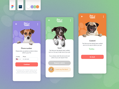 Landing page pet care