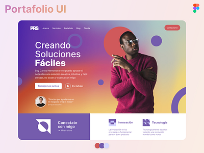 Portafolio UI 💻 branding design graphic design logo ui ux web