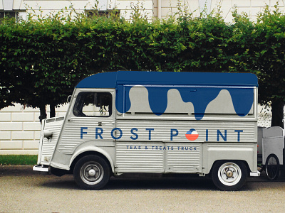 Frost Point Teas & Treats Truck branding design icon logo mockup