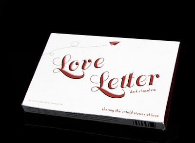 Love Letter Chocolate Packaging branding design illustration logo mockup photoshop product design product photography