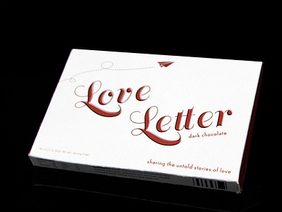 Love Letter Chocolate Packaging