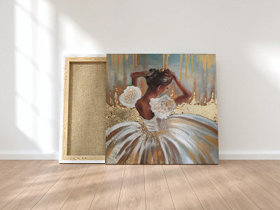 The Ballerina-Oil on canvas
