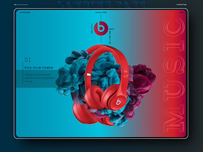 BEATS online store redesign - Website Design