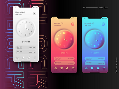 Redesign the IOS clock