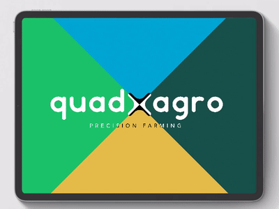 quadXagro - Logo Animation animation brand design branding drone logo farming ipad pro logo logo motion motion motion design motion graphics precision propeller spinning