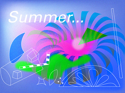 Summer beach cool design fun neon party pool summer summer flyer summer party summertime typography vibe