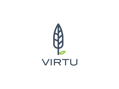 Virtu Logo logo