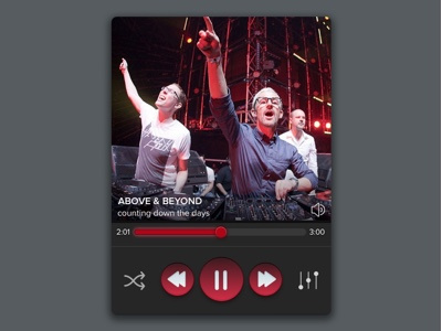#Music Player daily ui music player