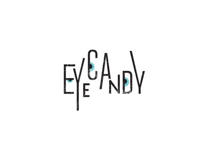 Eye Candy play branding eye identity typography