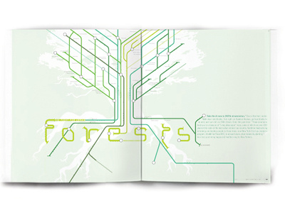 The Fight for Urban Forests design maps metro map publication tree