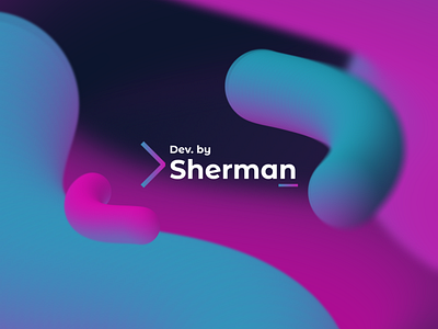 Dev. by Sherman Logo art branding design icon illustration logo ui website