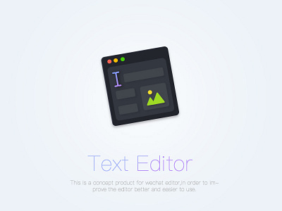 Text Editor Icon Black