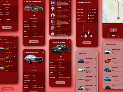 Carsam app - pt.4 automobiles car rental app carsam design designer iamshour mobile app mobile ui rental app ui ui design user interface