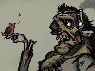 Frankenstein's Monster character design frankenstein halloween illustration kaycie d. kcd kcd studios monster