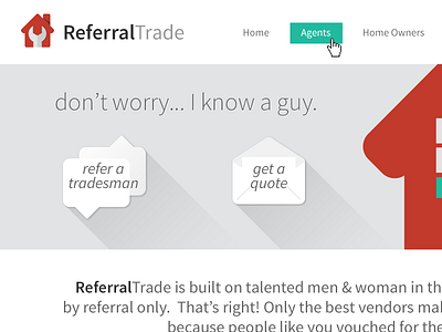 Referral Trade website house referral repair trade