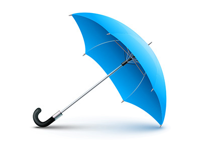Umbrella, vector icon illustration umbrella vector