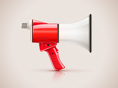 Megaphone vector icon