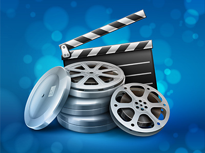 Cinematography icon cinema cinematography film icons movie vector