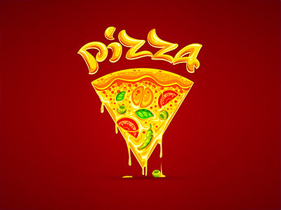 Pizza icon food icon illustration pizza vector vector illustration