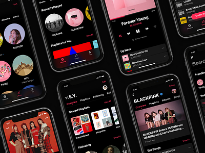 Apple Music Dark Mode apple dark ios12 music ui