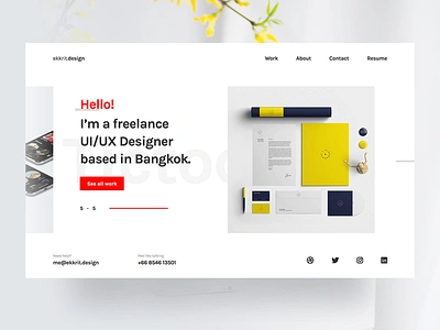 Ekkrit's Portfolio bangkok ekkrit portfolio ui ux