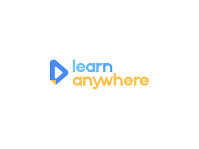 Learn Anywhere app branding education icon idenity learn anywhere logo skooldio technology