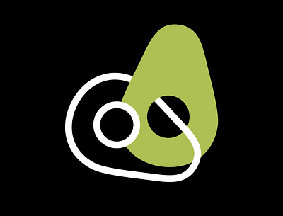 Minimal Avocado Design design icon illustration logo minimal