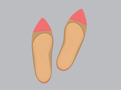 My pinki shoes illustrator pink shoes