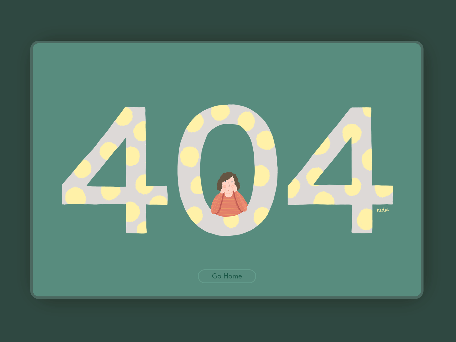 404 Page 404 404 error 404 error page 404page illustraion procreate ui uidesign
