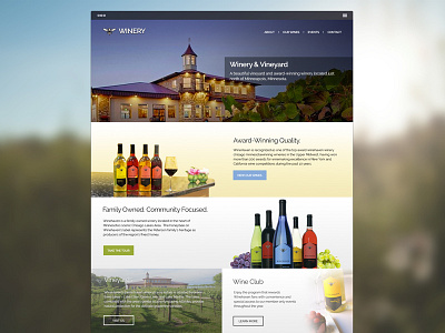 Winery clean unsolicited web website wine winery