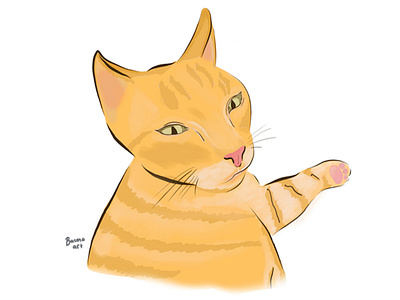 Lovely Cat art artwork digital illustration paint