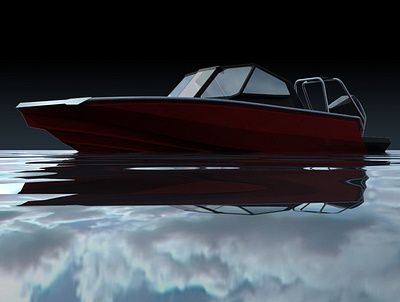 Boat concept 3d product design promdesign visualization