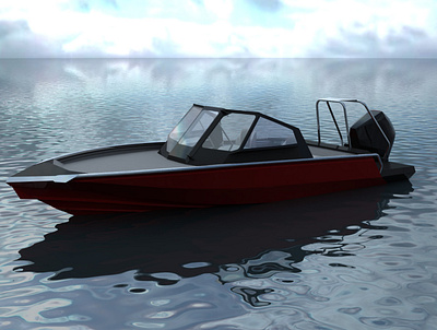 Boat concept design 3d boat product design promdesign visualization