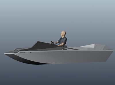 boat R4300 3d boat 3dsketch concept concept design preview product design promdesign